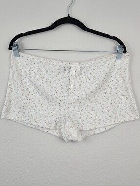 Social Scene Pink Floral Pj Shorts